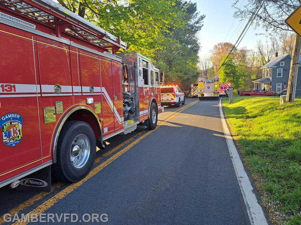 Vehicle collision in Reese box 9-4, Emory Church Rd. on April 13.