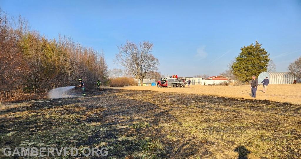 Field fire on March 14 at Pleasant Meadow Court.