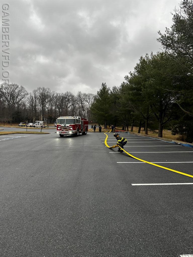 Water supply training with Winfield March 16, 2025.