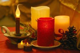 Battery powered electric candles look and feel like real candles and they are much safer!