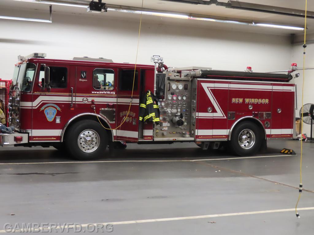 New Windsor Engine 101 filled in the Gamber station during the incident.