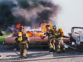 A training evolution with auto fire.