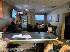 Participants viewed a power point presentation covering many facets of handling incidents involving electric vehicles.